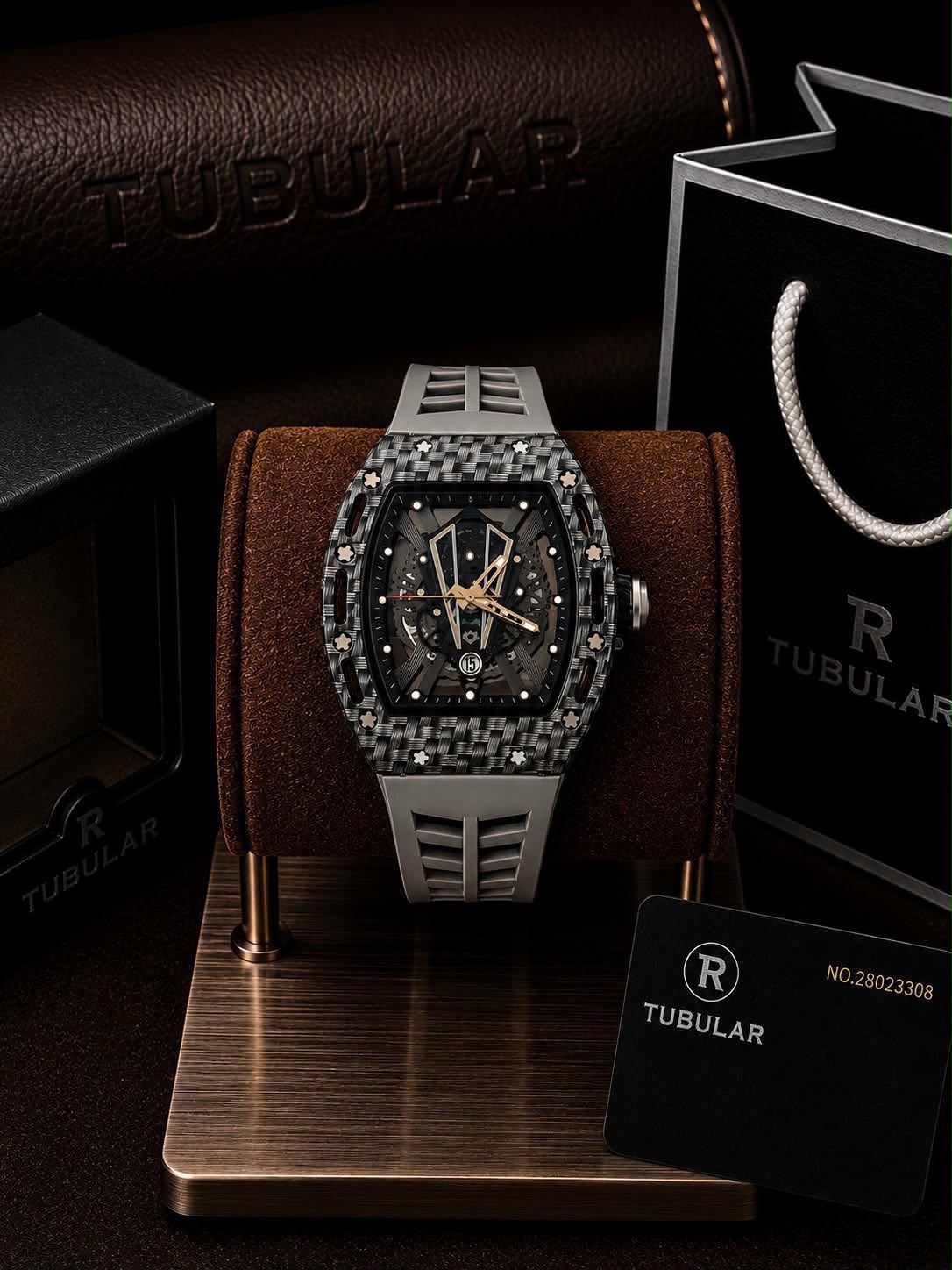 Luxury Men’s Skeleton Automatic Watch Stainless Steel Designer Strap, Premium Sport  Formal Wristwatch