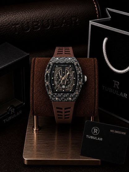 Luxury Men’s Skeleton Automatic Watch Stainless Steel Designer Strap, Premium Sport  Formal Wristwatch