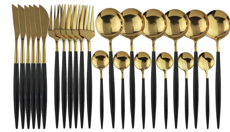 24 Piece Cutlery Set, 18/0 Stainless Steel