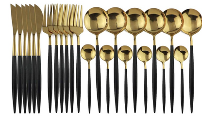 24 Piece Cutlery Set, 18/0 Stainless Steel