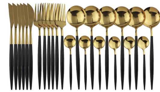 24 Piece Cutlery Set, 18/0 Stainless Steel