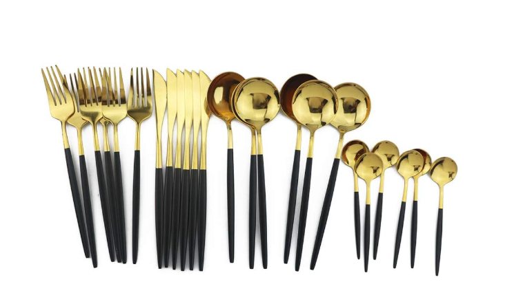 24 Piece Cutlery Set, 18/0 Stainless Steel