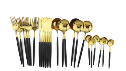 24 Piece Cutlery Set, 18/0 Stainless Steel