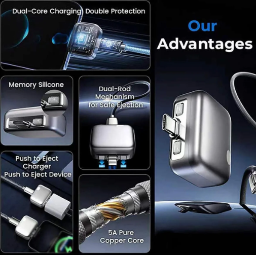 Mini USB-C Power Adapter