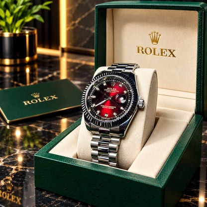 ROLEX Luxury Stainless Steel Men’s Watch