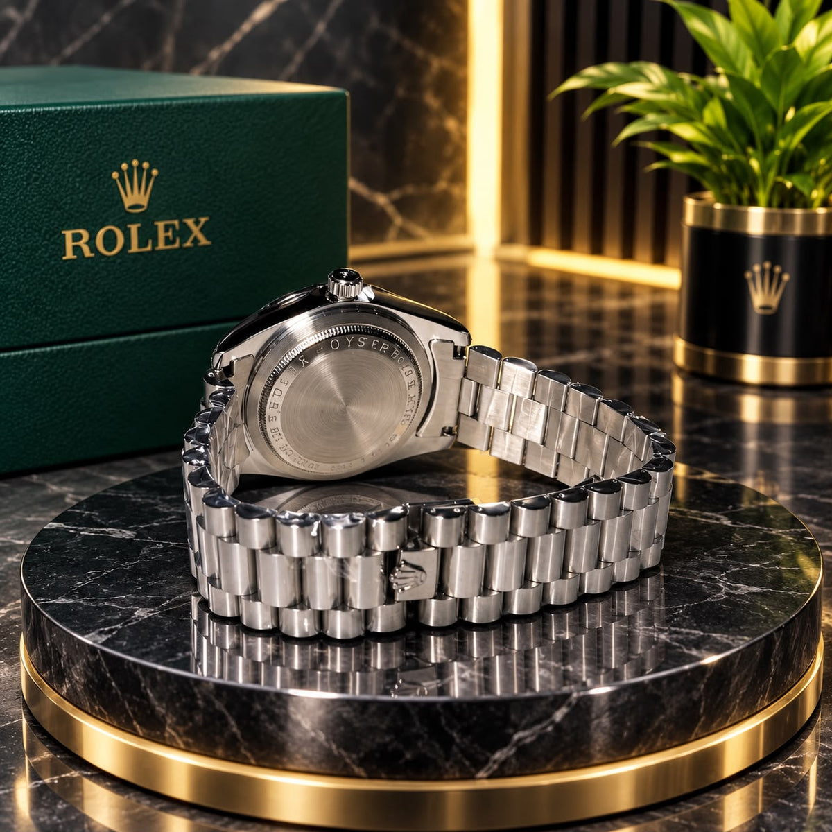 ROLEX Luxury Stainless Steel Men’s Watch
