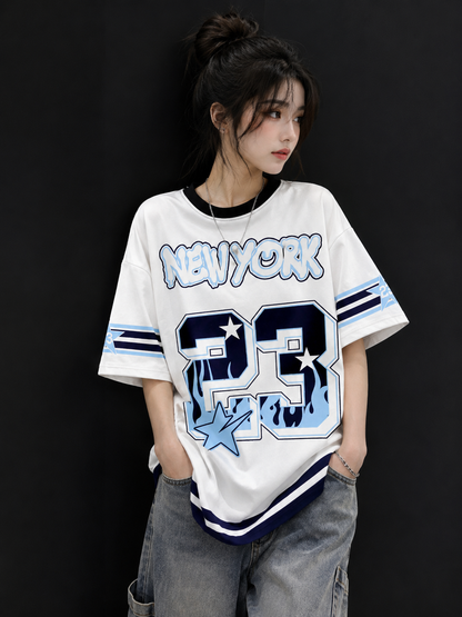 EZwear Casual Minimalist Round Neck Short Sleeve