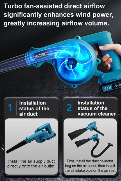 Cordless Leaf Blower Vacuum