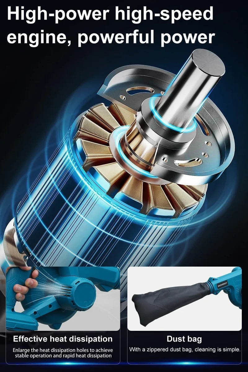 Cordless Leaf Blower Vacuum